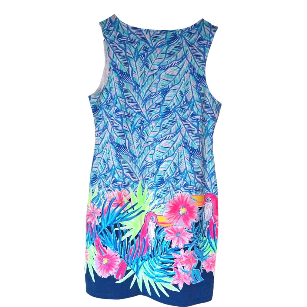 Lilly Pulitzer Harper Let's Mango French Terry Shift Dress Size Small - Picture 5 of 5